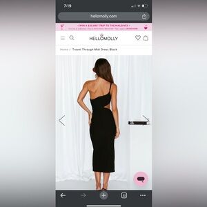 New with tags, never worn black dress.